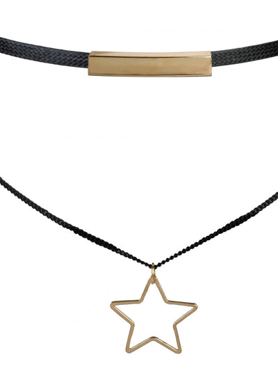 TREND ARREST DOUBLE LAYERED STAR CHOKER