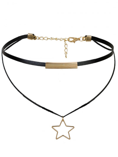 TREND ARREST DOUBLE LAYERED STAR CHOKER