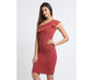 Solid One shoulder Bodycon Dress