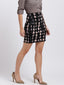 PRINTED SHORT SKIRT